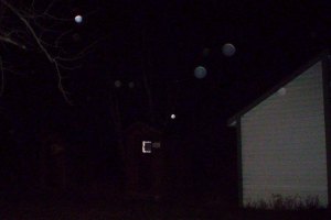 Spirits were out and about in the night.